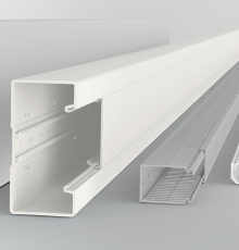 Монтаж короба ПВХ более 40x25 мм